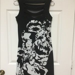 Ladies black dress.